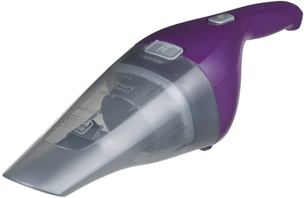 Black & Decker Juodas & Decker Dulkių Siurblys - Juodas & Decker NVC115W, Pilkas, Violetinis