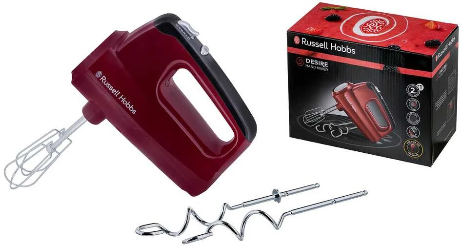 Plakiklis Maišytuvas Russell Hobbs 24670-56 Desire | 350W | raudona