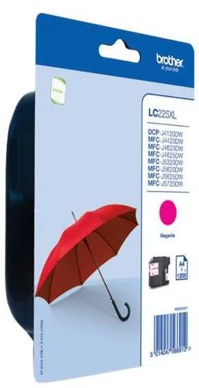 Brother LC-225XLM | Rašalo kasetė | Magenta
