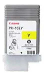 Rašalas Canon PFI102Y yellow dye | 130ml | LP17/LP24/iPF500/iPF6X0/iPF7X0