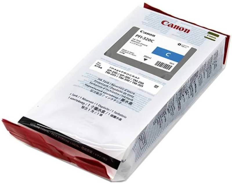 Canon PFI-320C (2891C001) Rašalinė kasetė, Žydra