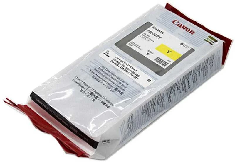 Canon PFI-320Y (2893C001) Rašalinė kasetė, Geltona