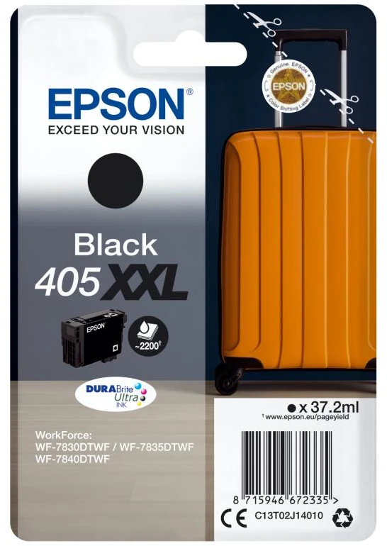 Epson 405 XXL ink, juodas