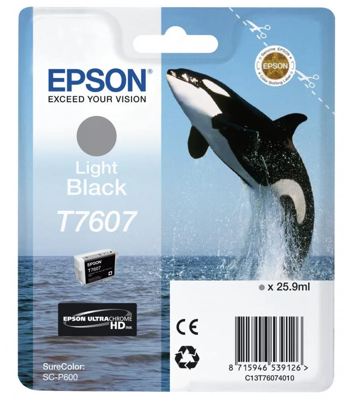 Rašalo Kasetė - Epson C13T76074010 Aukštos Kokybės Juodas Rašalas