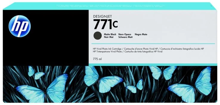 Rašalo Kasetė - HP 771C 775ml Matinė Juoda