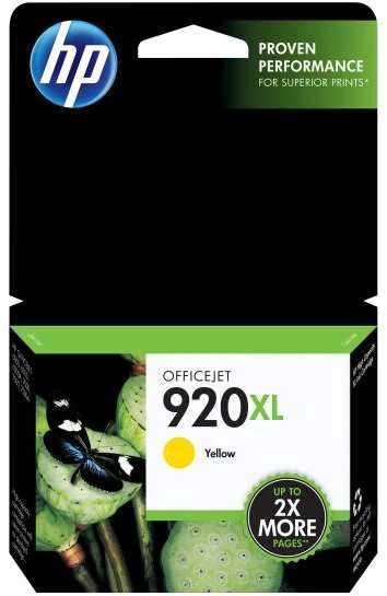 Hewlett Packard (HP) HP 920XL didelio našumo Geltona rašalo kasetė, 700 puslapių, skirta HP Officejet