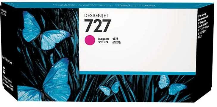 Hewlett Packard (HP) HP 727 300 ml rašalo kasetė, purpurinė