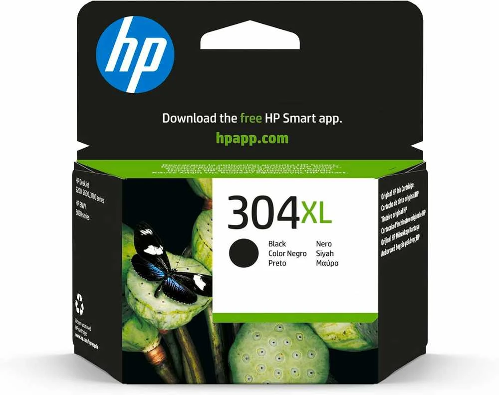 Hewlett Packard (HP) HP 304XL Juodas rašalo kasetė