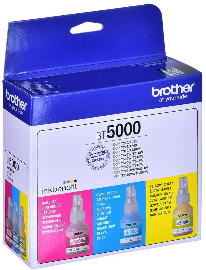 Brother BT5000CLVAL rašalo kasetė 3 vnt. Suderinama žydra, purpurinė, geltona