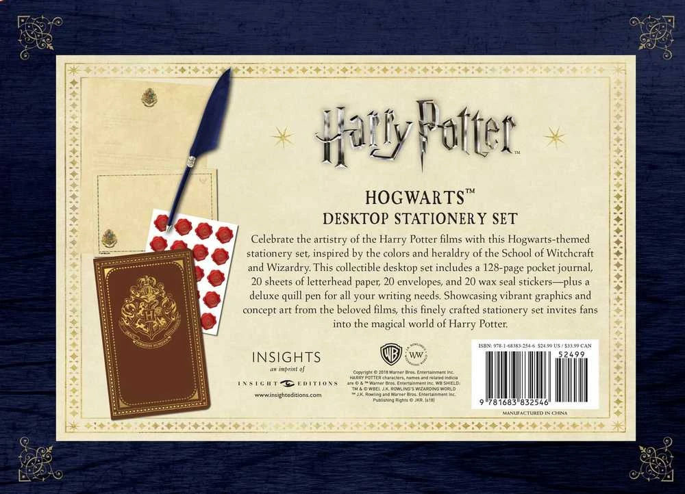 Dėlionė Raštinės Reikmenų Rinkinys - Harry Potter: Hogwarts School of Witchcraft and Wizardry Insight Editions