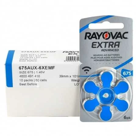 Rayovac 675 baterijos su atsargine pakuote