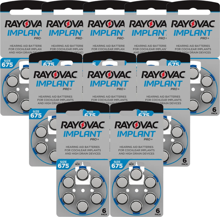Rayovac Implant Pro 675 baterijų rinkinys