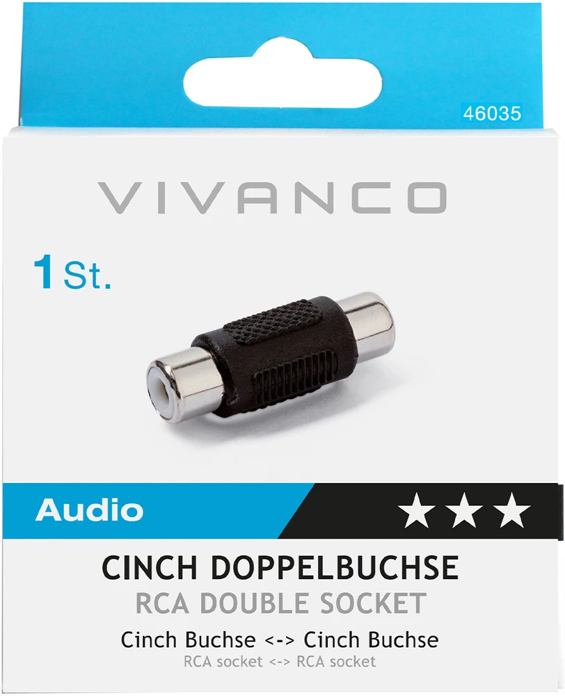 RCA garso adapteris – Vivanco RCA–RCA garso adapteris
