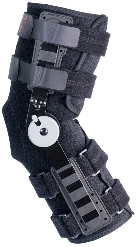 Reha Fund Long Open Knee Brace "Stabilmax O-1243/3XL REHAFUND", Juodas