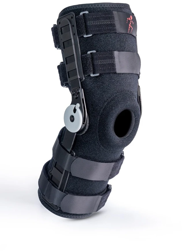 Reha Fund Long Open Knee Brace "Stabilmax O-1243/3XL REHAFUND", Juodas