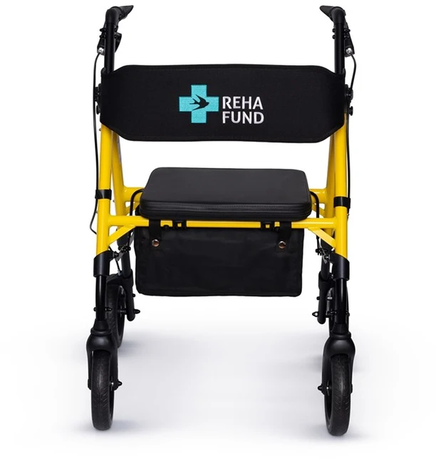 Reha Fund keturratis reabilitacijos vaikštynė Marsylia, Geltona RF-617/Ż REHAFUND