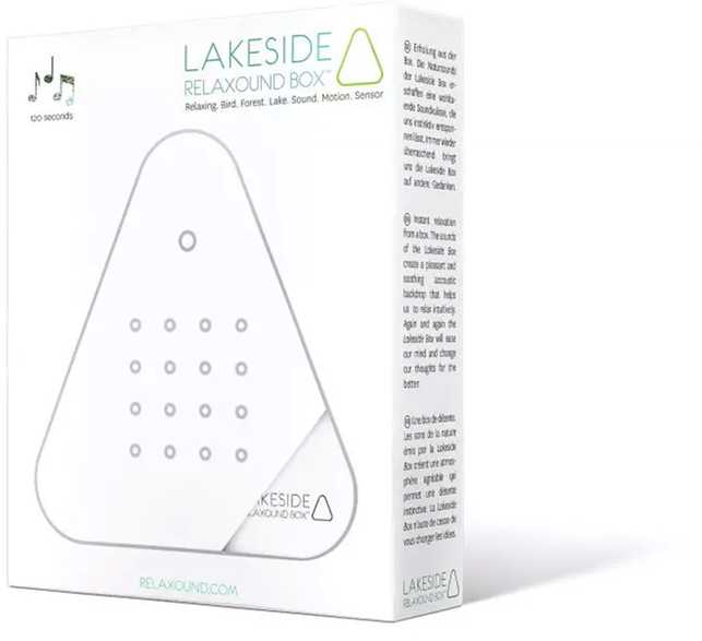 Relaxound Lakesidebox skambanti dėžutė – inkilas (Balta)