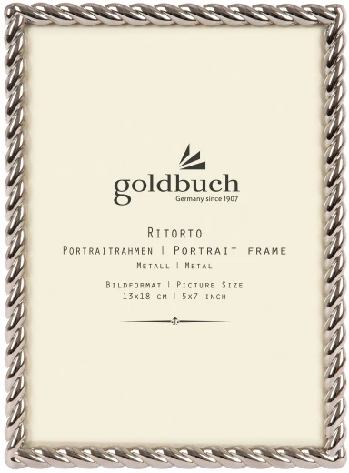 Nuotraukų rėmelis Goldbuch Rėmelis GB 980223 Ritorto 13x18| metalinis