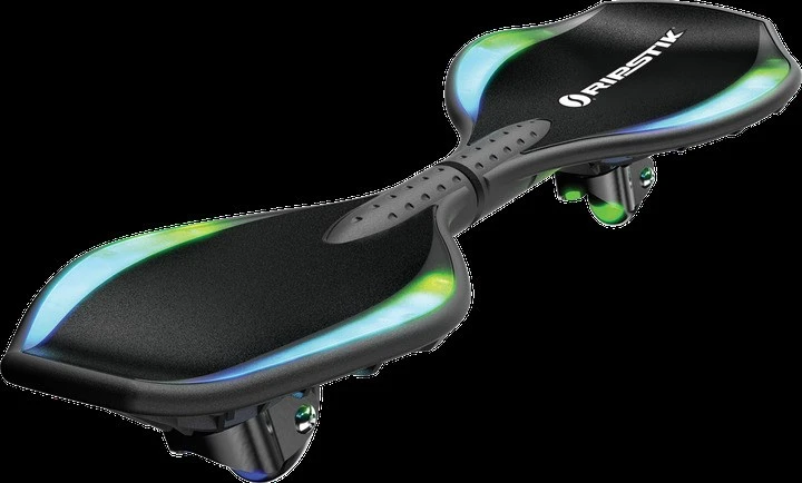 Riedlentė su ratukais - Razor RipSter Lightshow juoda, 690 mm, 225 mm, 2kg, 80 kg