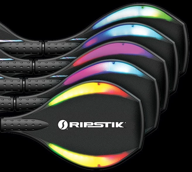 Riedlentė su ratukais - Razor RipSter Lightshow juoda, 690 mm, 225 mm, 2kg, 80 kg