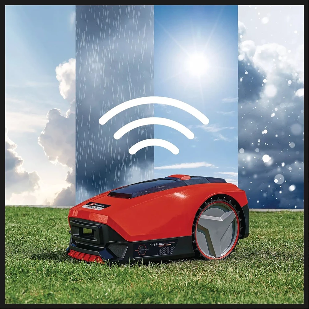 Einhell Freelexo Smart 750 Robotic lawn mower Baterija Juodas, Raudona, Sidabrinis