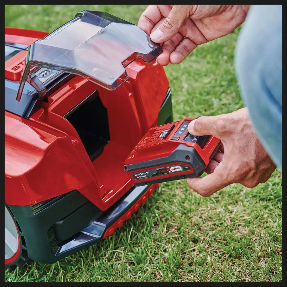 Einhell Freelexo Smart 750 Robotic lawn mower Baterija Juodas, Raudona, Sidabrinis