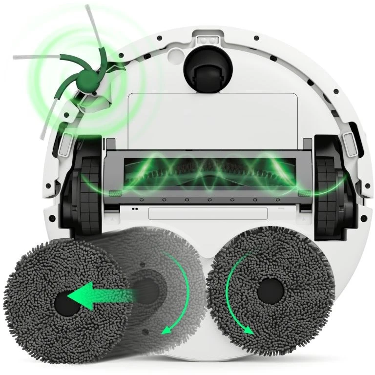 iRobot Roomba Plus 415 Combo Robot Vacuum Baltas + AutoWash Dock