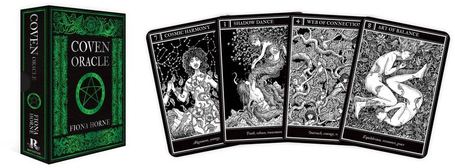 Rockpool Coven Oracle raganystės orakulo kortos – 36 kortos su knygele