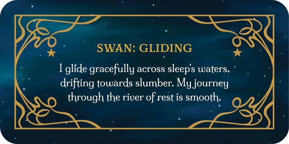 Rockpool Sleeping Spirits afirmacijų kortos ramiam miegui ir sapnams