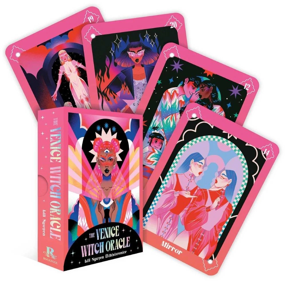 Rockpool Kolekcionuojamos Kortelės - The Venice Witch Oracle Cards, 36 Illustrated Cards