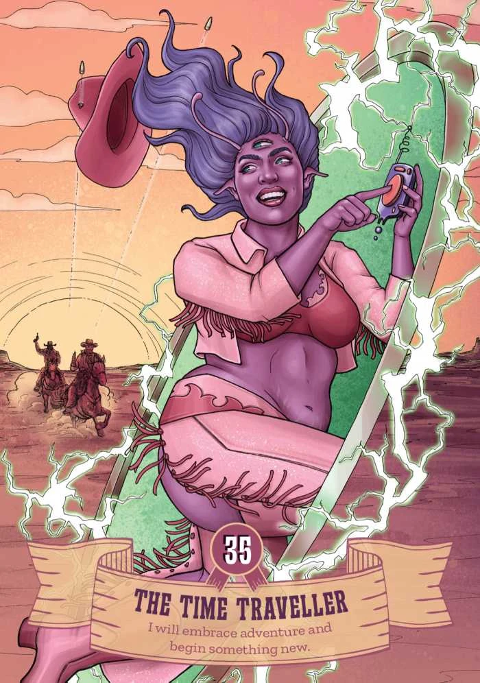 Rockpool Orakulo kortos COWGIRLS AND ALIENS ORACLE CARDS