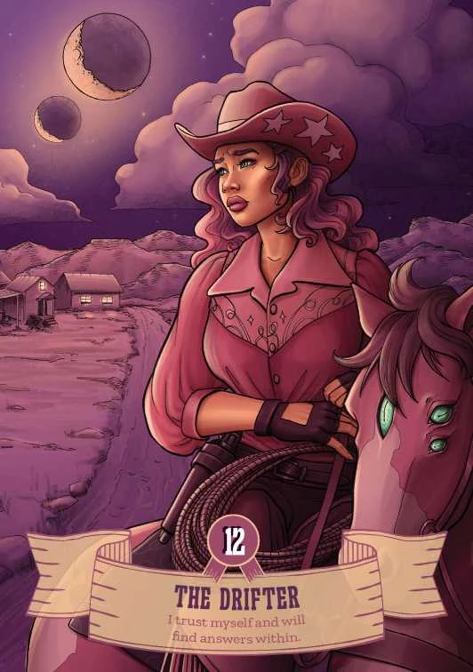 Rockpool Orakulo kortos COWGIRLS AND ALIENS ORACLE CARDS