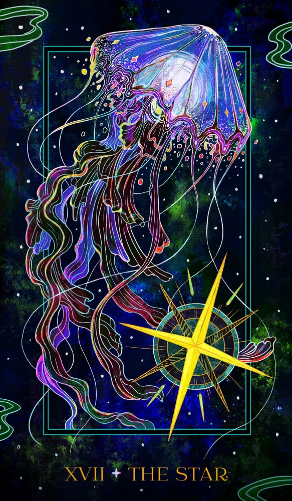 Rockpool Oriens Animal Tarot Taro Kortos