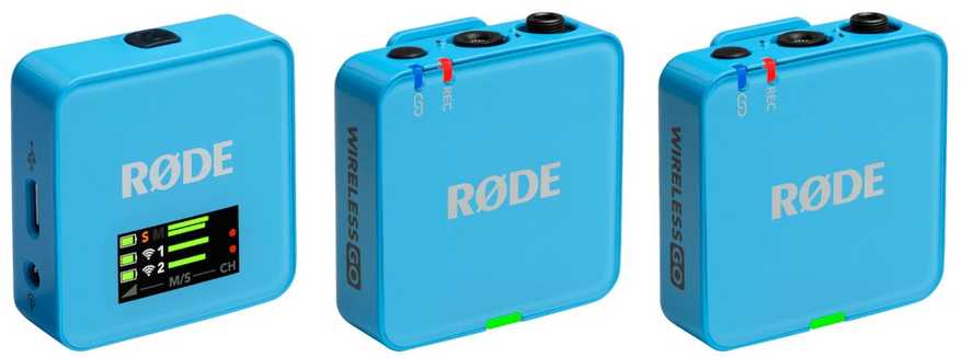 RODE Wireless GO III mėlyna