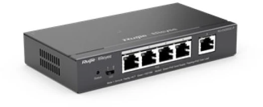 Šakotuvas Ruijie Networks 5 prievadų, 4 PoE prievadų komutatorius Ruijie Reyee RG-ES205GC-P