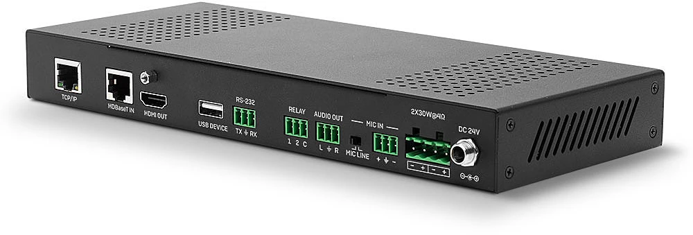 Šakotuvas AV Prezentacijos Sistema - LINDY HDBaseT Prezentacijos Sistema su Valdymo Klaviatūra, 4K@30Hz, HDMI, USB, Juoda