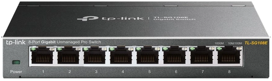 Šakotuvas Jungiklis - TP-Link TL-SG108E juodas