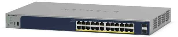 NETGEAR GS724TPP 24 prievadų Gigabit Smart Switch 380 W PoE+ biudžetas, 2x SFP+ prievadai
