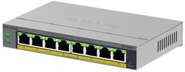 Šakotuvas Komutatorius - „Netgear GS108EP“ 8 prievadų „PoE+“ komutatorius su VLAN valdymu