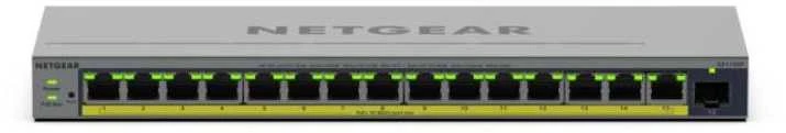 Šakotuvas Netgear 16-PORT POE+ 1G PLUS SWITCH - 1XSFP PORT 180W