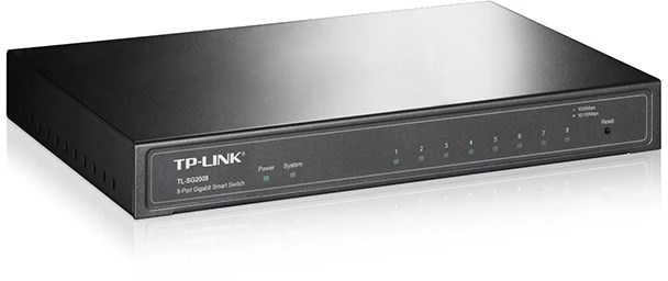 Šakotuvas TP-LINK | „JetStream 8-Port Gigabit Smart Switch“ | TL-SG2008 | Tvarkomas žiniatinklyje | Darbalaukis | Maitinimo tipas Išorinis