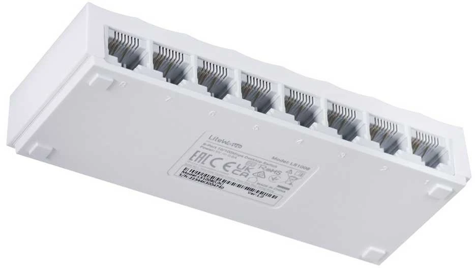 Šakotuvas TP-LINK LiteWave 8 prievadų 10/100M darbalaukio jungiklis 8 10/100M RJ45 prievadų darbalaukio plastikinis dėklas