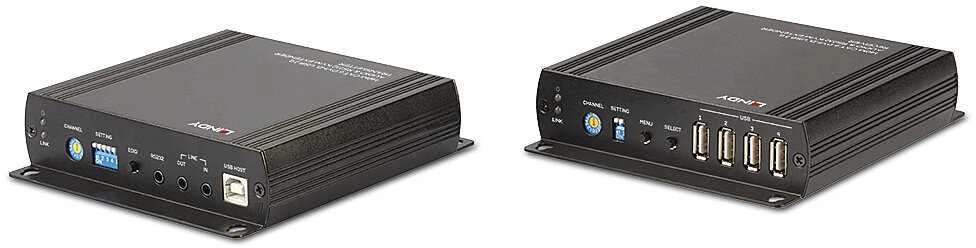 KVM Ilgintuvas - LINDY Cat.6 DVI-D, USB, Garso ir RS232 KVM Ilgintuvas 140 m 1920x1200@60Hz