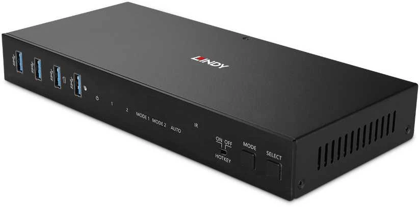 LINDY KVM jungiklis su USB 3.0 prievadais