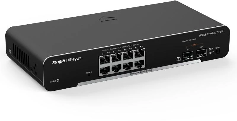 Šakotuvas Ruijie Networks Komutatorius - Ruijie Reyee RG-NBS3100-8GT2SFP Valdomas Gigabitinis Komutatorius