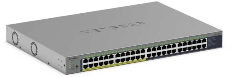 Šakotuvas Netgear 48-PORT 1G UNMANAGED POE SWITCH - RACKMOUNTABLE
