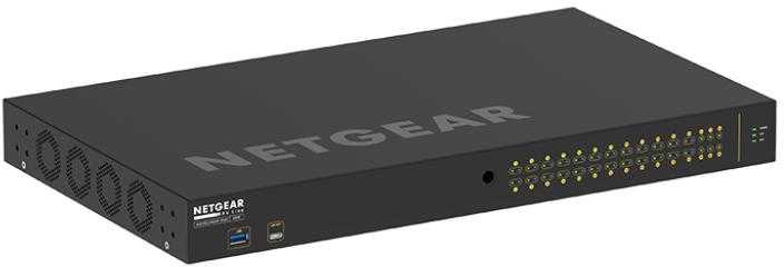 Šakotuvas Tinklo Įranga - Netgear Jungiklis GSM4230P 24 Prievadai 1Gbps