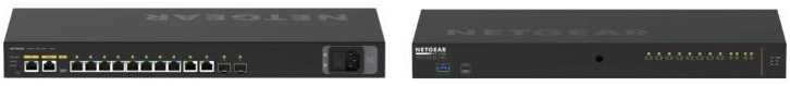 Šakotuvas NETGEAR M4250 12 prievadų AV Line PoE+ jungiklis 125W 2x1G 2xSFP valdomas jungiklis