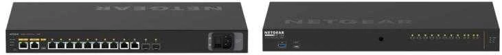 Šakotuvas NETGEAR 12 prievadų AV linija M4250-10G2XF-PoE++ 8x1G Utra90 PoE++ 802.3bt 720W 2x1G 2xSFP+ valdomas jungiklis