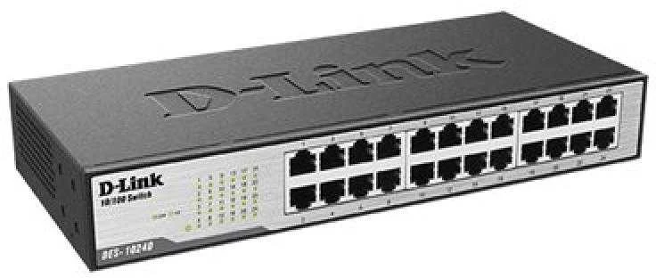Šakotuvas Jungiklis D-Link DES-1024D/E (24x 10/100Mbps)